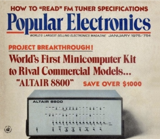 Électronique populaire, janvier 1975 (détail).